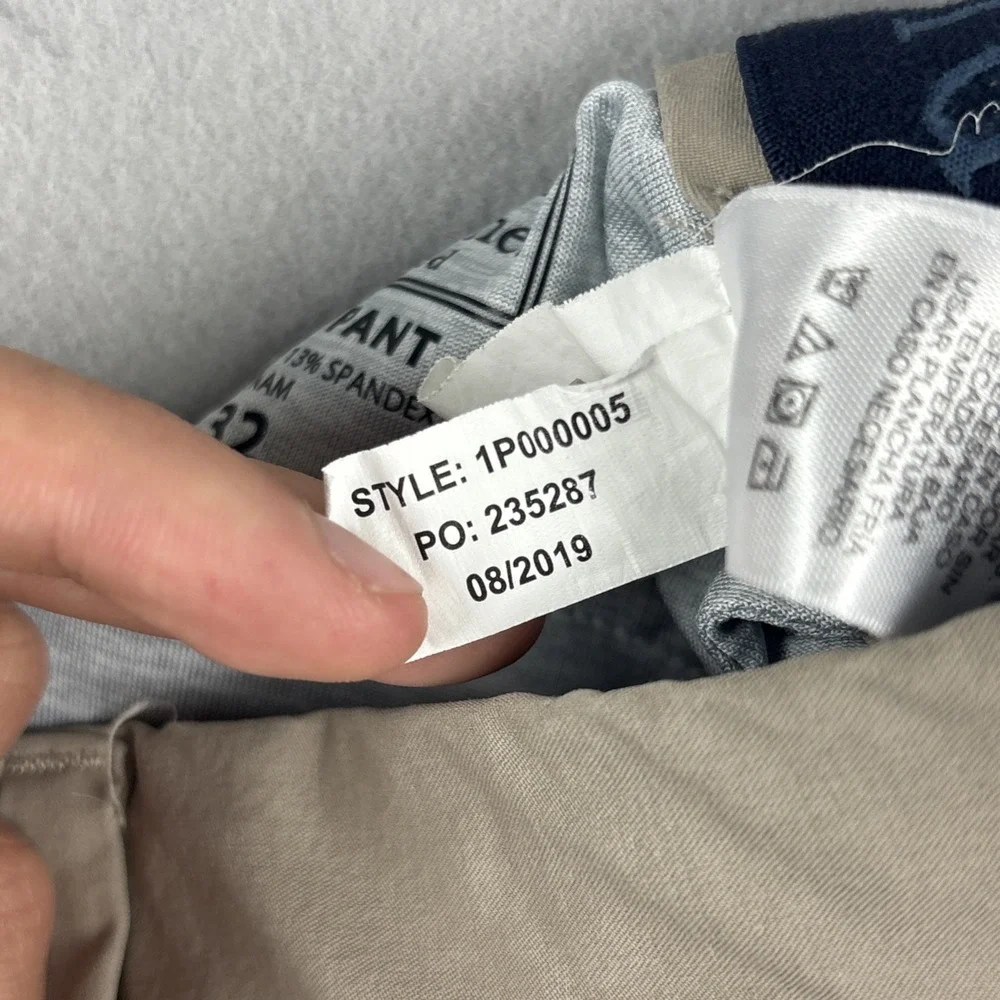 Vineyard Vines On The Go OTG Pants Mens 32x32 Beige Performance Stretch Golf